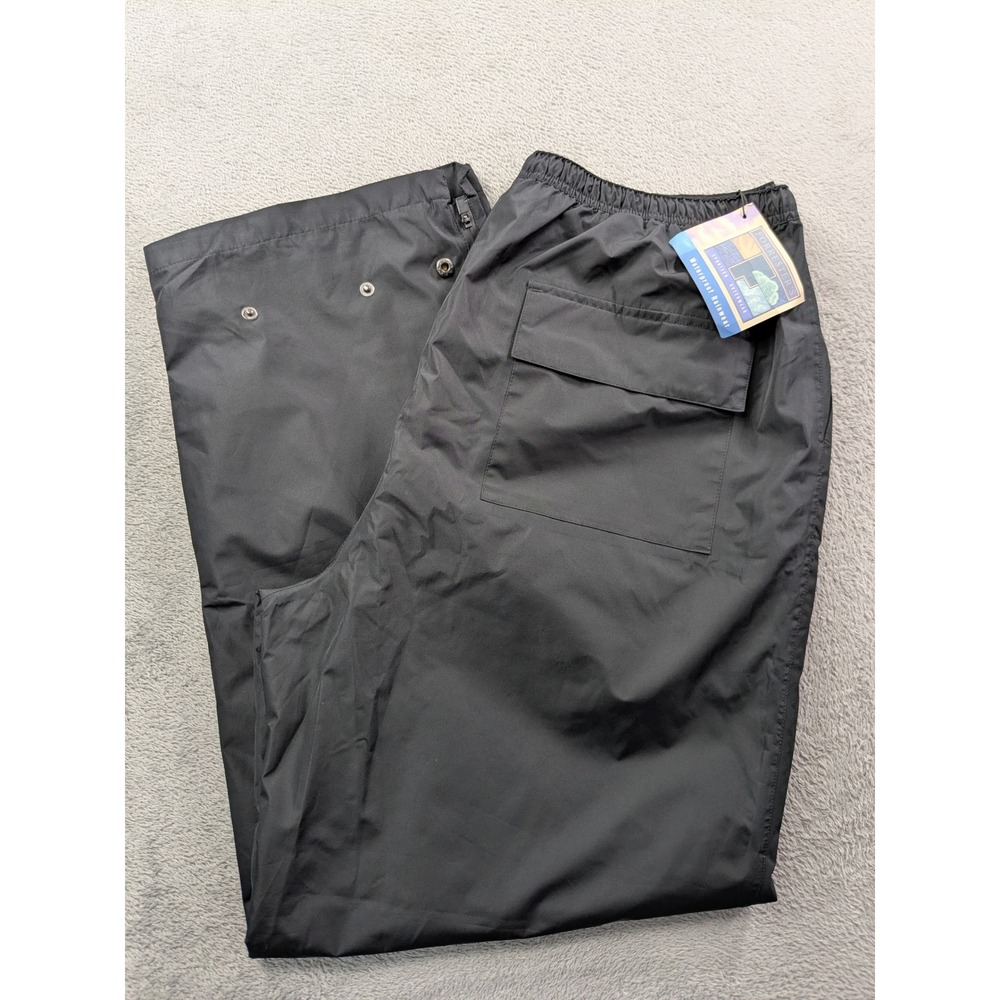 Forrester's Golf Mens Performance Rain Pant Black Waterproof Sportech M15019 L